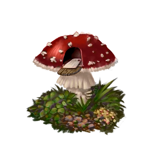 Mushroom-mail-box
